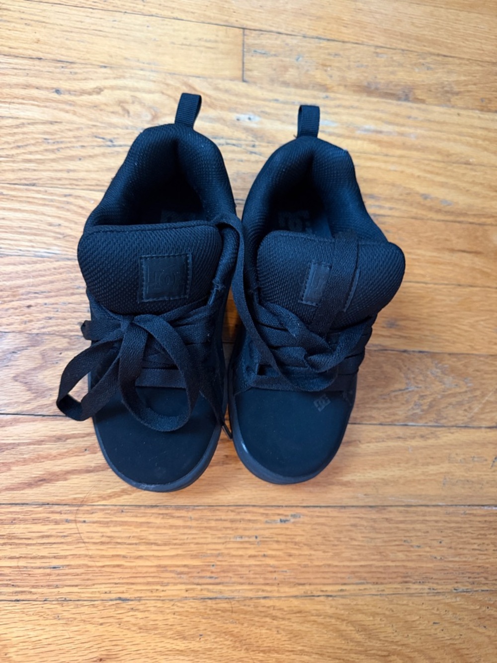 DC Kids Black Sneakers